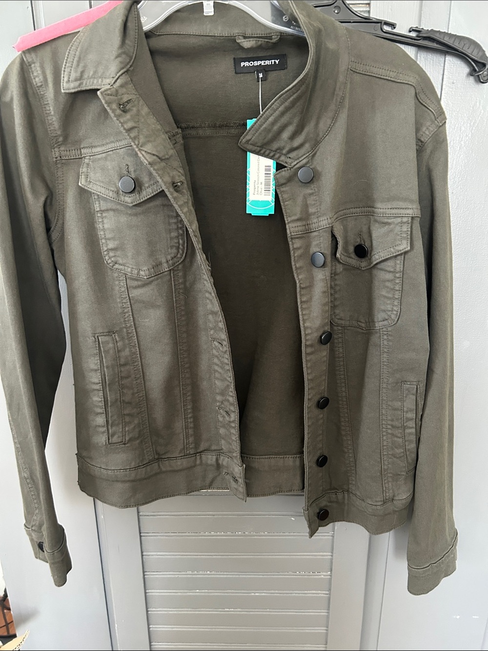 Women's Olive Green Utility Jacket